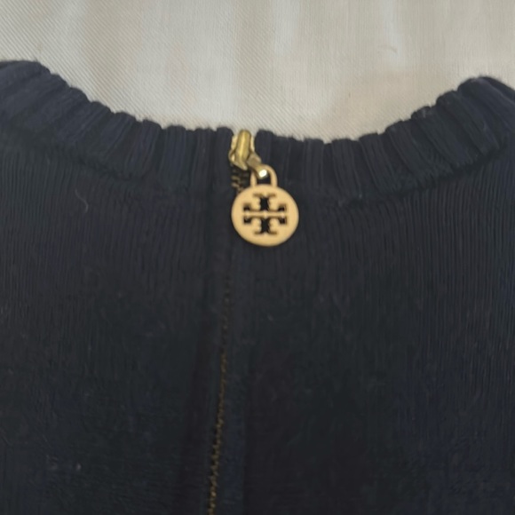 Tory Burch Babies Navy and Orange Logo Sweater XS - Picture 4 of 6